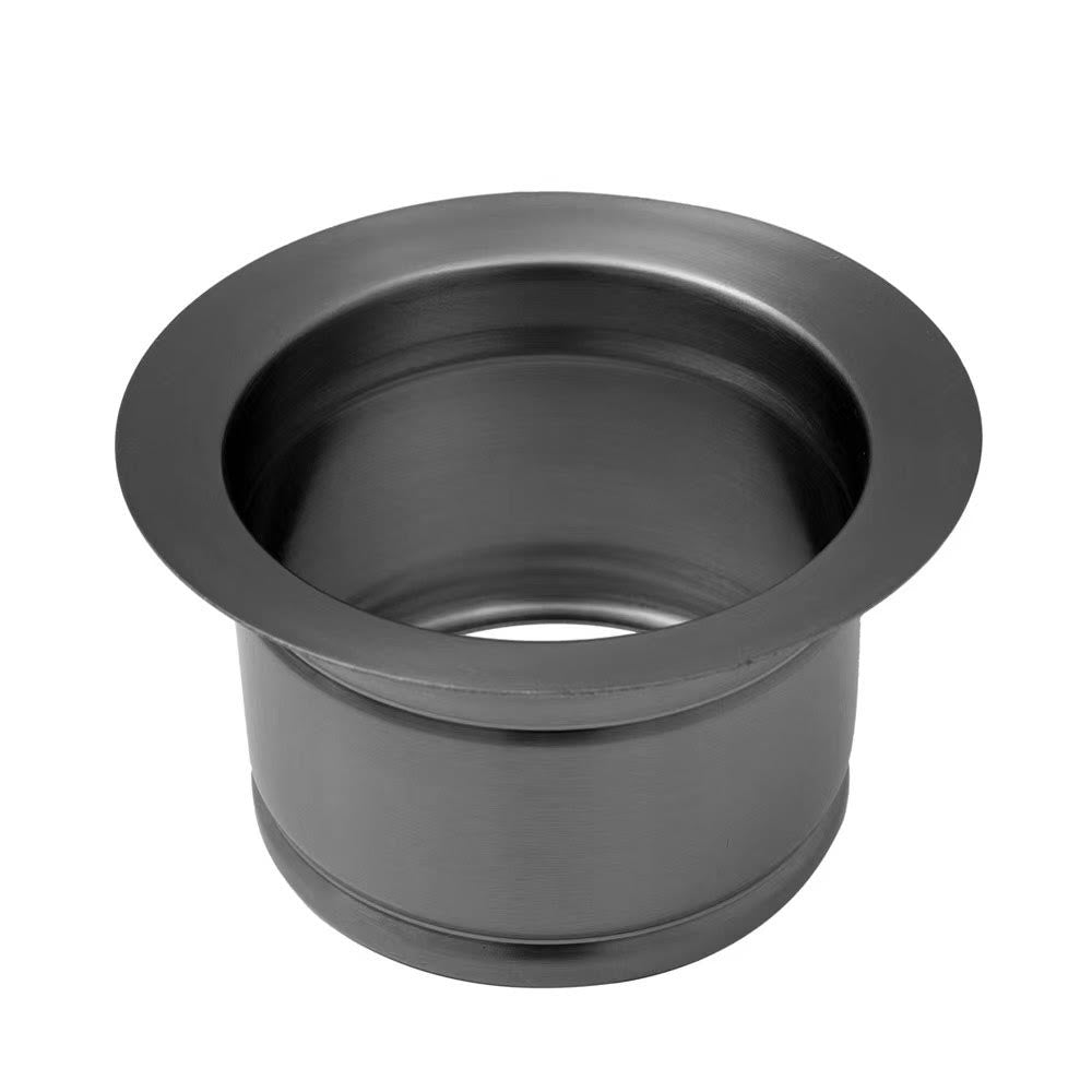 Kitchen Sink Flange Stopper Garbage Disposal Flange for Fit 3-1/2 Inch Standard Sink Drain Hole (Deep Flange Black)