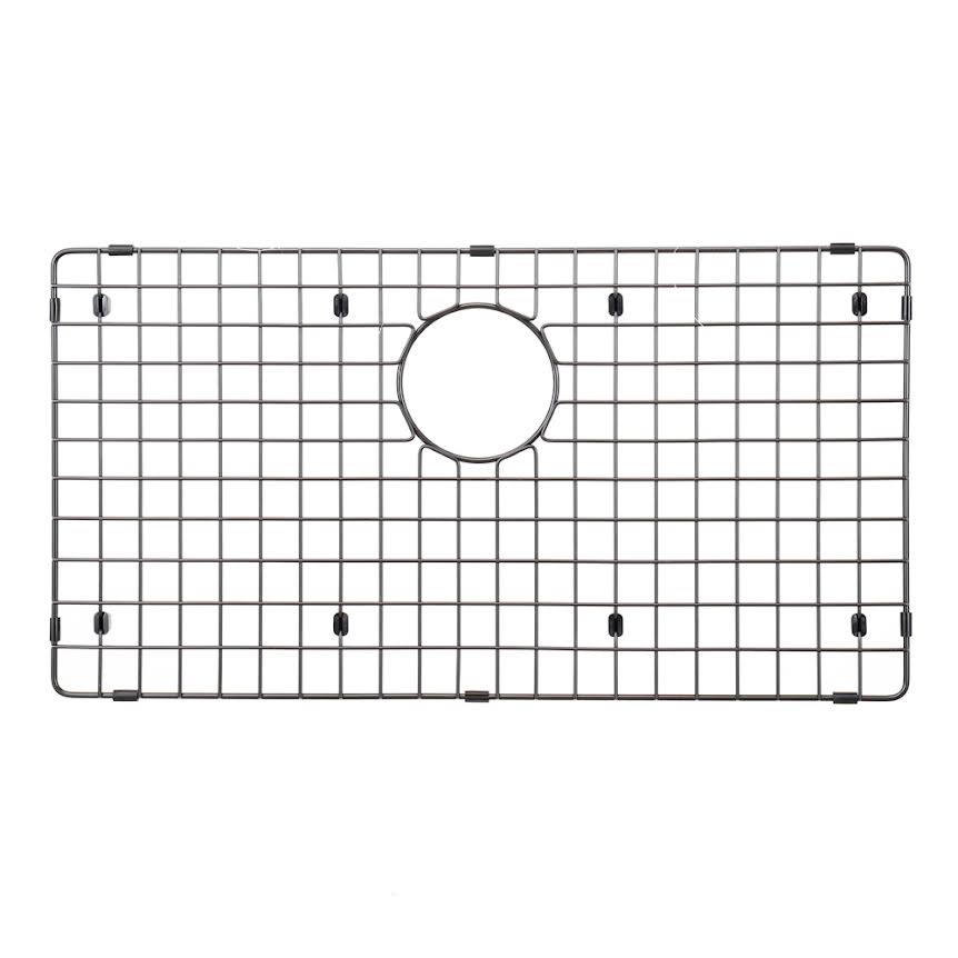 Sinks Protector Matte Black 304 Stainless Steel Kitchen Sink Bottom Grid, Rack (32 L x 15 W)