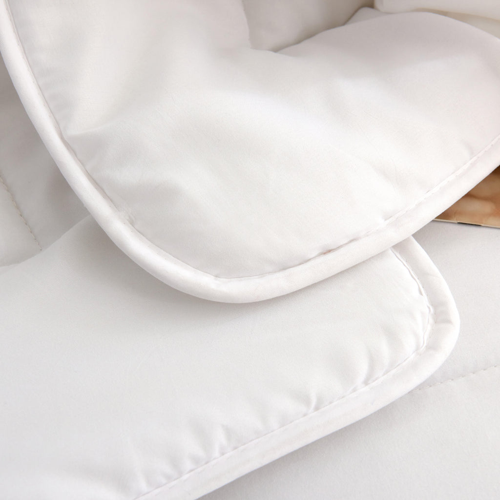 King Size Bed Alternative Comforters for Home, Hotel, All Season Duvet Insert Filling Polyester, Fabric Microfiber Breathable Comforter Solid White