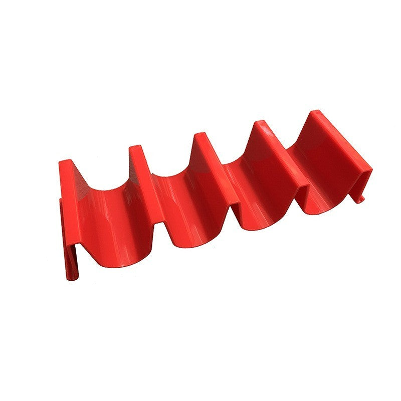 1 Pcs Wave Taco Holder Stand – BPA-Free Plastic Rack Tray for Mexican Cooking