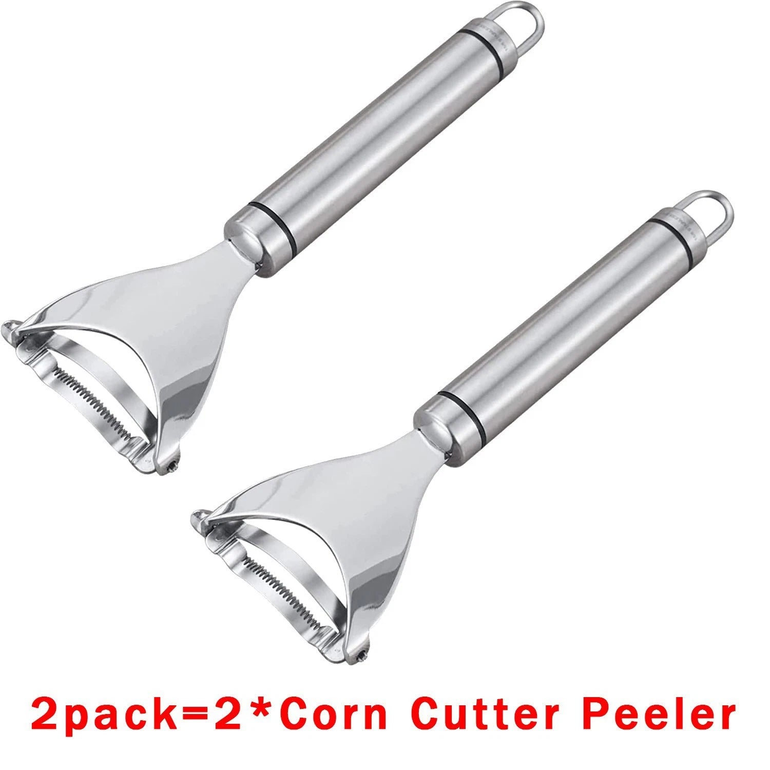 Stainless Steel Corn Cob Peeler Stripper Remover Kitchen Cutter Thresher Tool US