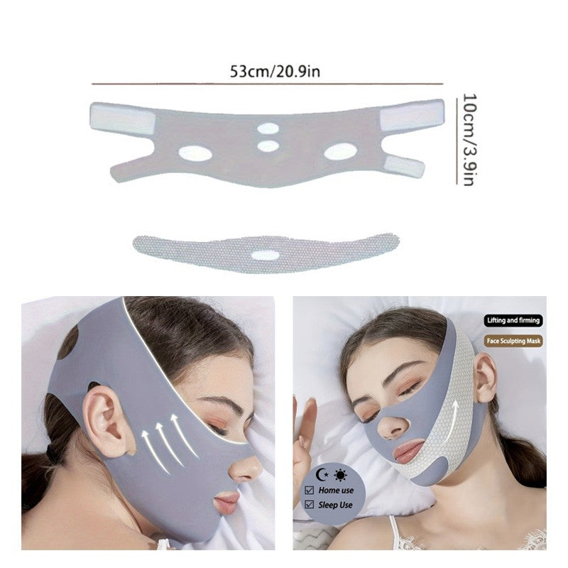 1PCS V-Line Lifting Face Sculpting Sleep Mask Slimming Strap Facial Beauty Tool