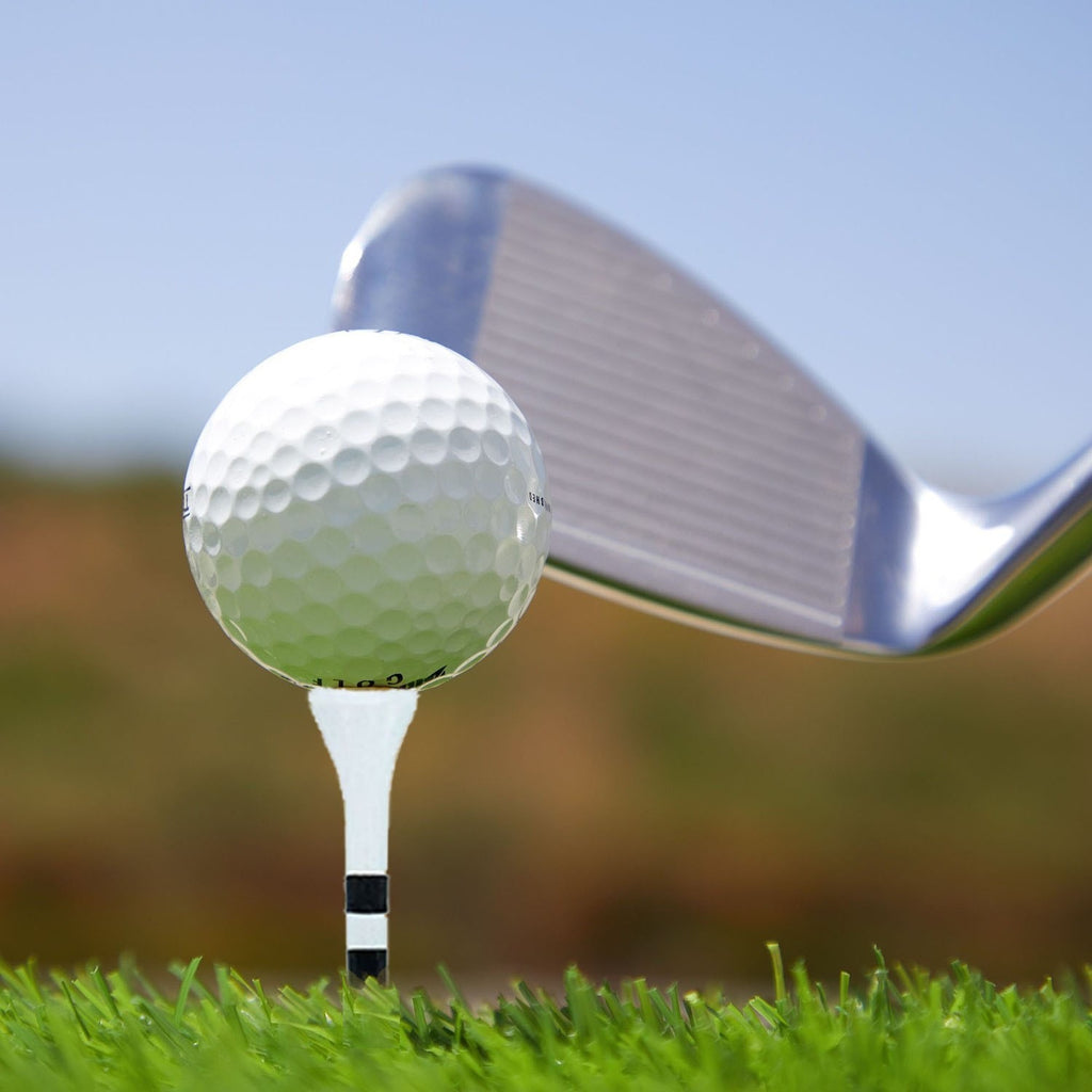 Natural Biodegradable Bamboo Golf Tees Long Length Striped Wooden Golf Ball Tees