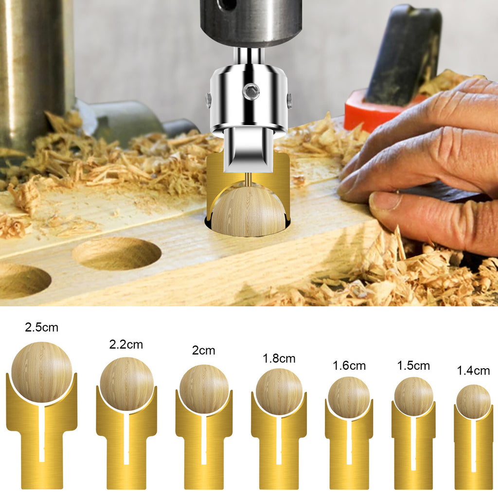 Wooden Bead & Buddha Beads Drill Bit Making Kit New Ball Router Bit Cutter Tools