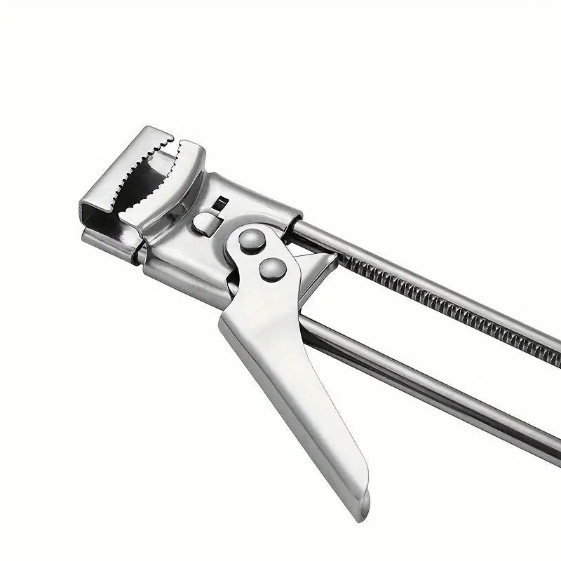 Multifunctional Stainless Steel Can Opener Adjustable Jar Lid Gripper Easy Tool