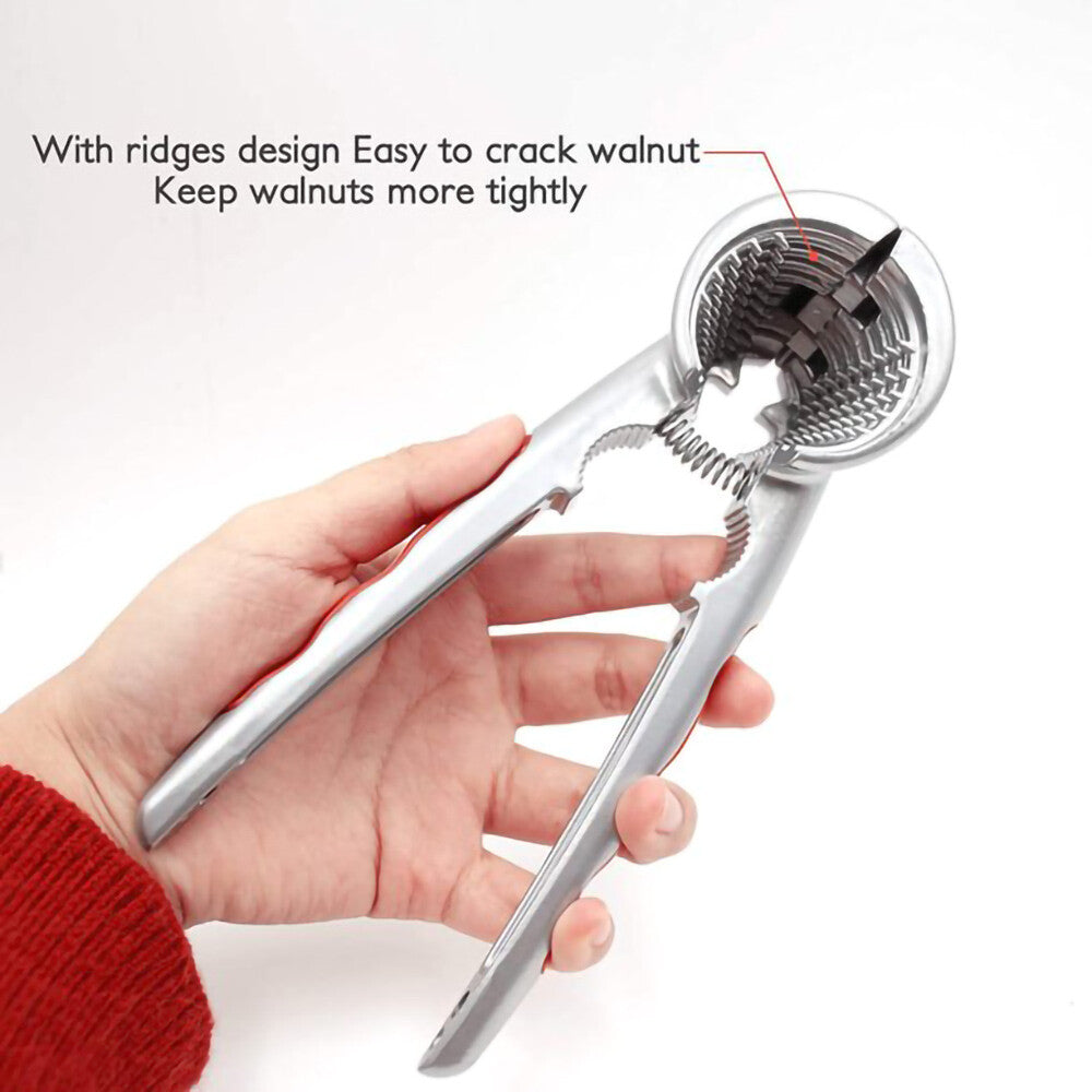 Heavy Duty Nut Cracker with Ergonomic Non-Slip Grip Pecan Walnut Opener Tool