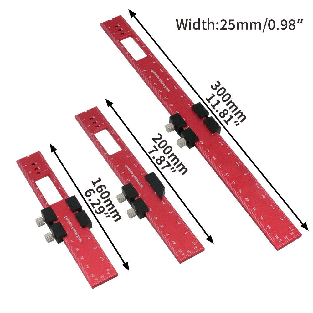 1 Pcs Woodworking Line Drawing Tools Metal Marking Ruler Scriber Gauge