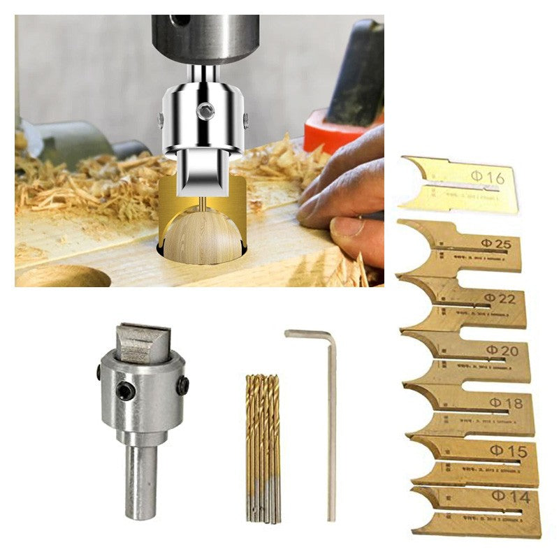 Wooden Bead & Buddha Beads Drill Bit Making Kit New Ball Router Bit Cutter Tools