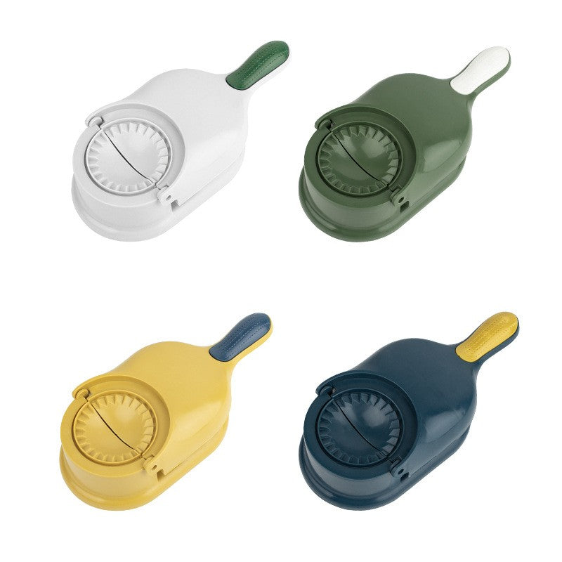 1 Pcs 2 In 1 Dumpling Maker Hand Press Dough Skin Mold with Spoon DIY USA