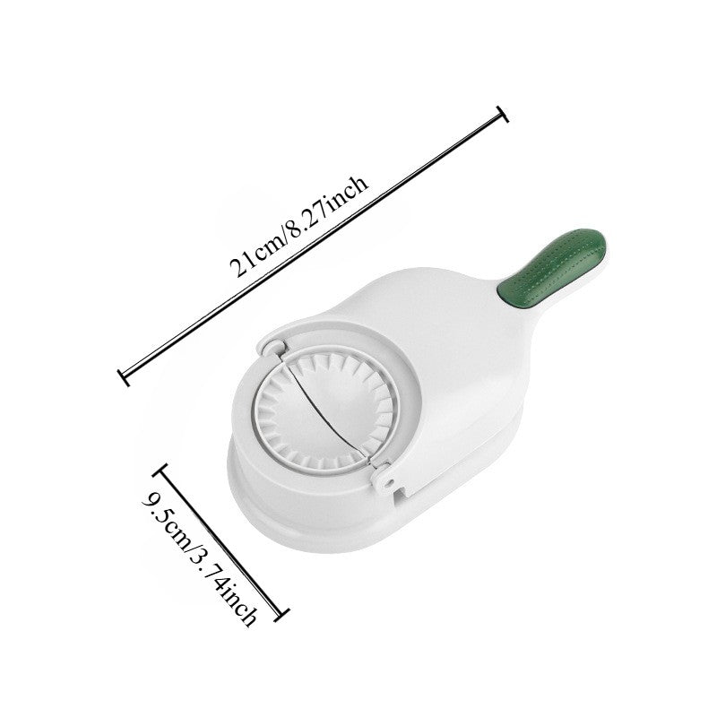 1 Pcs 2 In 1 Dumpling Maker Hand Press Dough Skin Mold with Spoon DIY USA