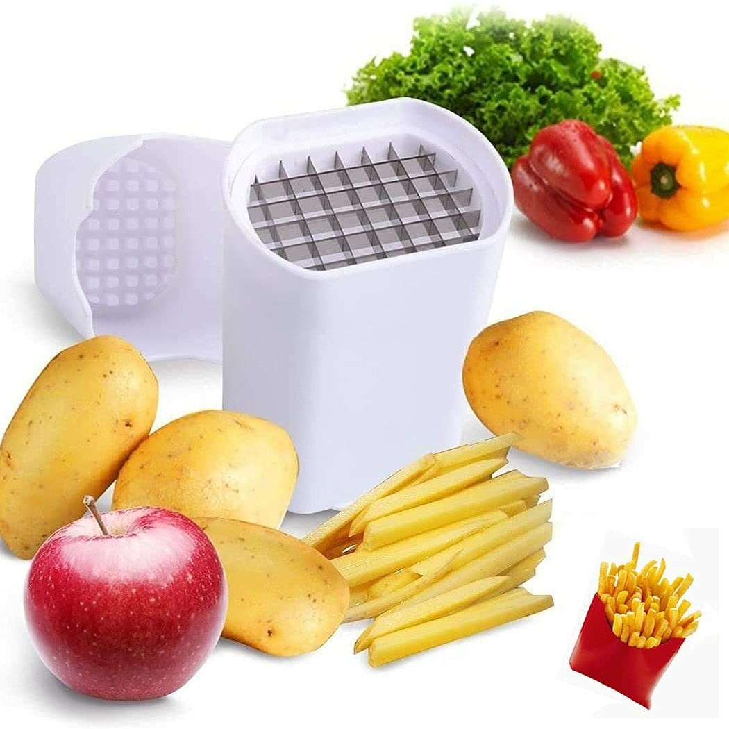 US French Fry Cutter One Step Potato Fries Vegetable Fruit Slicer Kitchen Tool