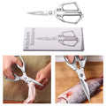 Heavy Duty Sharp Kitchen Scissors Stainless Steel Shears for Fish Chicken & BBQ