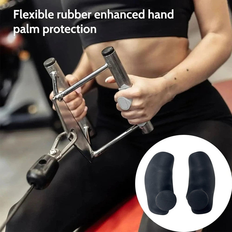 2x Anti-Slip Workout Grips Weight Lifting Grips Gym Bodybuilding Hand Protector