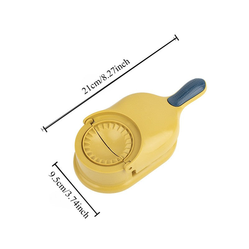 1 Pcs 2 In 1 Dumpling Maker Hand Press Dough Skin Mold with Spoon DIY USA