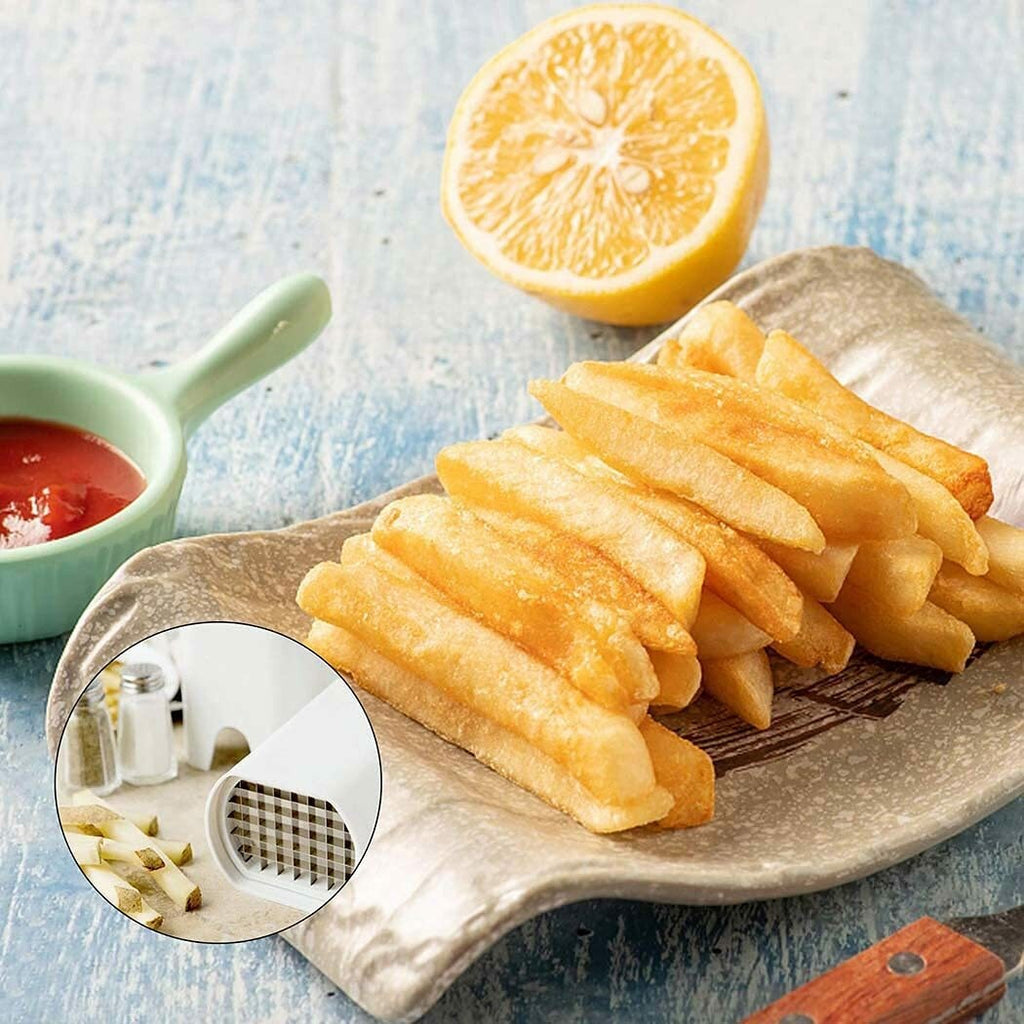 US French Fry Cutter One Step Potato Fries Vegetable Fruit Slicer Kitchen Tool