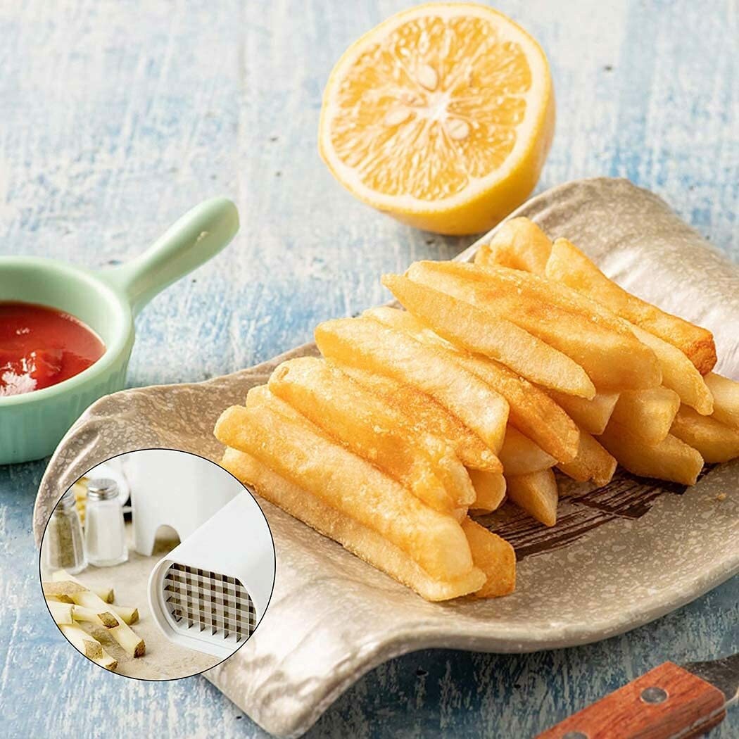US French Fry Cutter One Step Potato Fries Vegetable Fruit Slicer Kitchen Tool