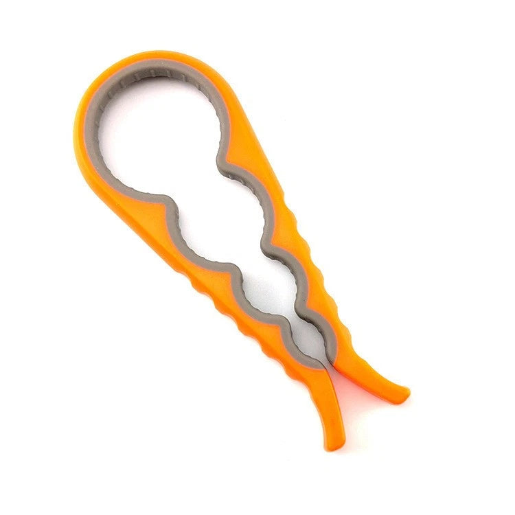 4 In 1 Jar Opener Rubber Quick Lid Bottle Cap Grip Twister Remover Kitchen Tool