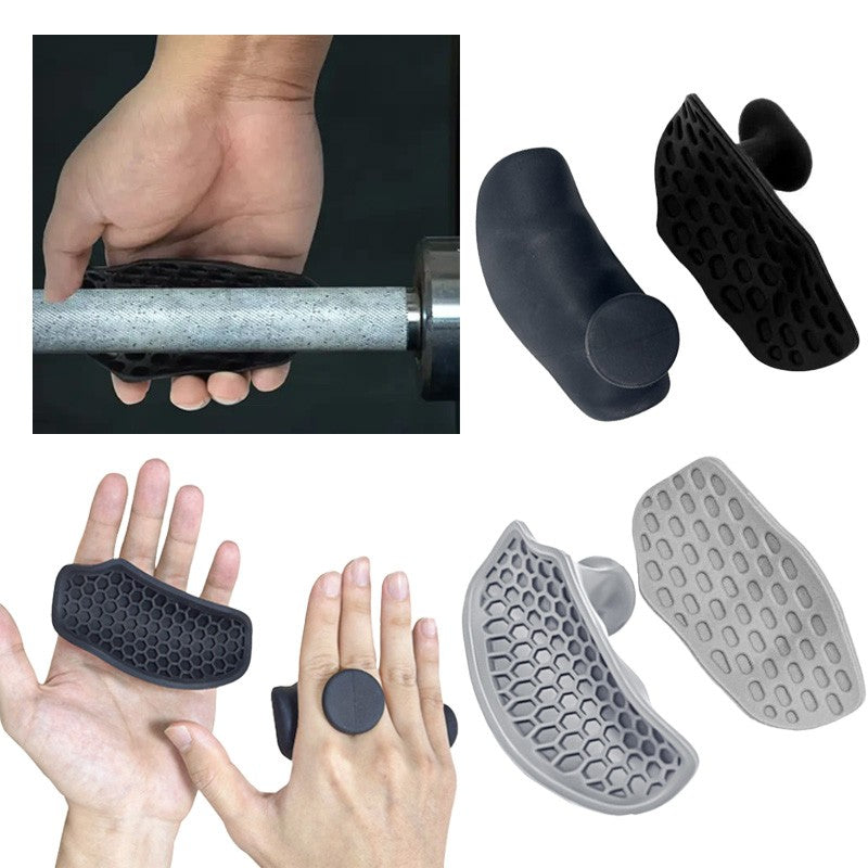 2x Anti-Slip Workout Grips Weight Lifting Grips Gym Bodybuilding Hand Protector