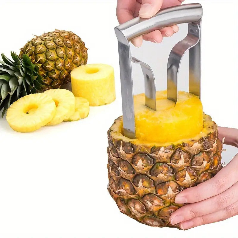 Stainless Steel Pineapple Slicer Corer Cutter Wedger Dicer Easy Kitchen Tool