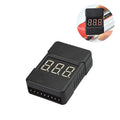 BX100 1-8S Lipo Battery Tester Low Voltage Buzzer Alarm LED Power Display Tool