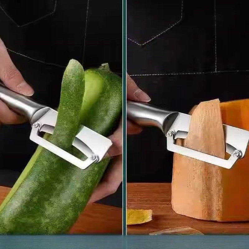 1 X Kitchen Tool Stainless Steel Vegetable Peeler for Cucumber Potato Sugar Cane