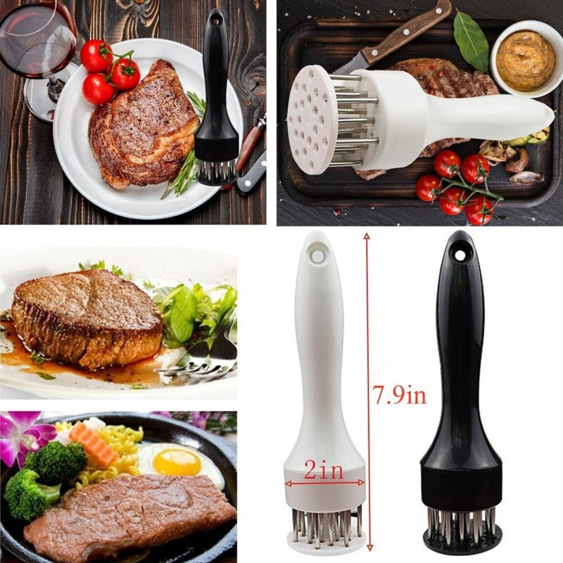 Meat Tenderizer Tool with 21 Ultra Sharp Stainless Steel Needle Dishwasher Safe
