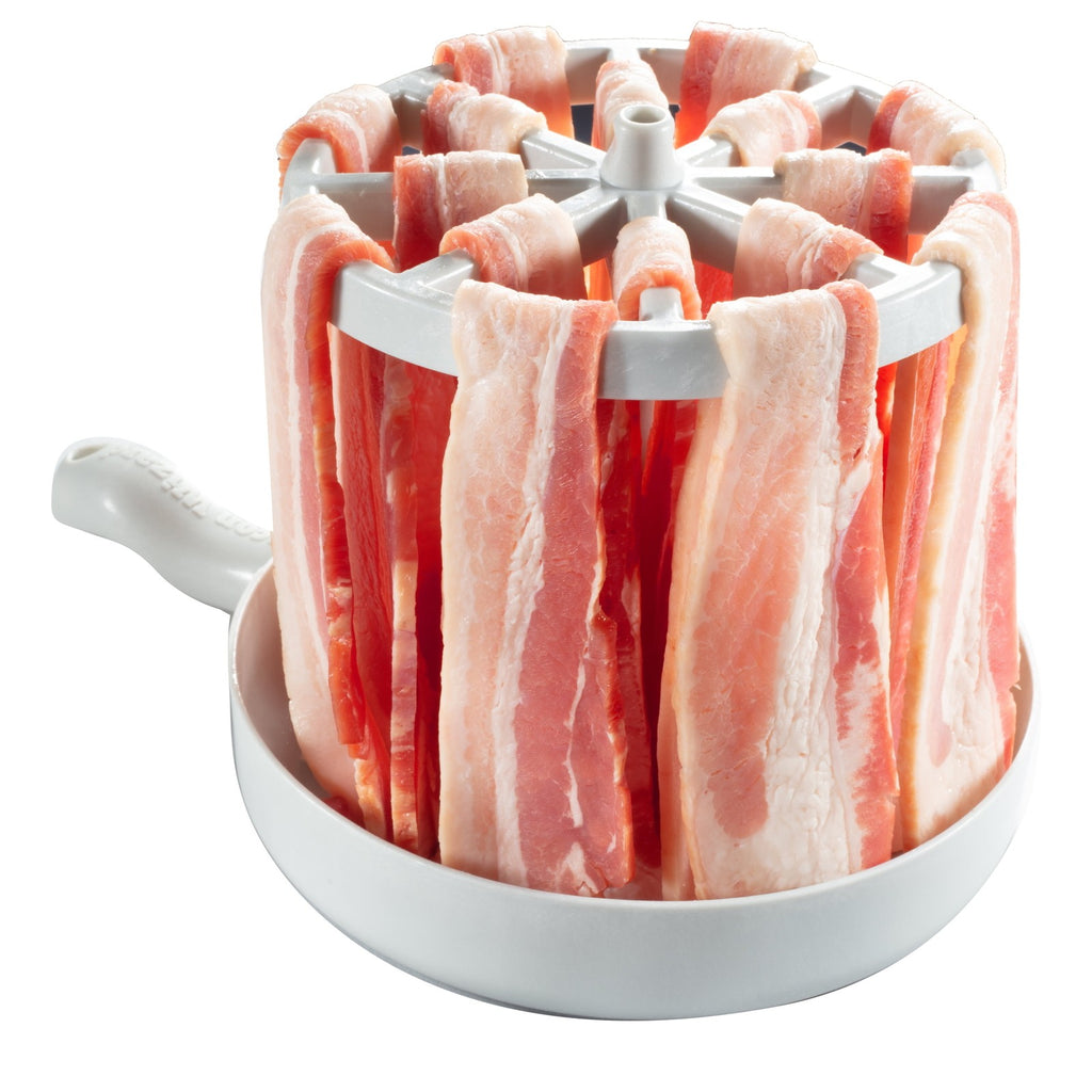 1PC Microwave Bacon Wizard Crispy Bacon Maker Crispier Healthier Quicker Results