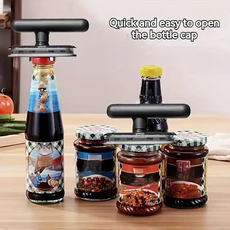 Adjustable Can Opener Jar Lid Bottle Remover 1 PCS Easy Open Twist Off Grip