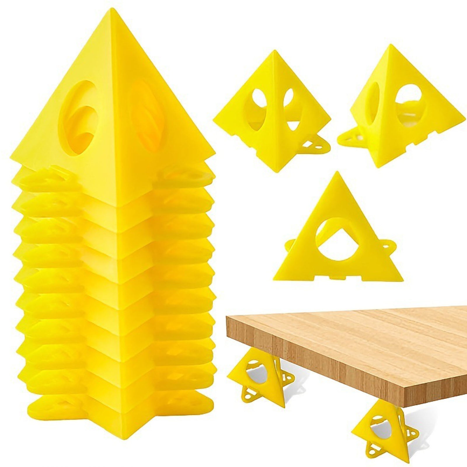 10pcs Woodworking Painters Pyramid Stand Cone Paint Stand For Door Cabinet