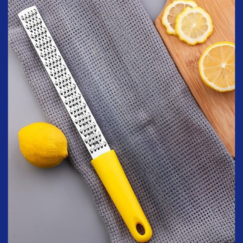 Stainless Steel Lemon Zester Citrus Cheese Garlic Grater Utility Safe Zester