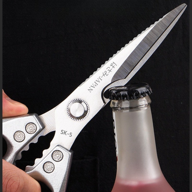 Heavy Duty Sharp Kitchen Scissors Stainless Steel Shears for Fish Chicken & BBQ