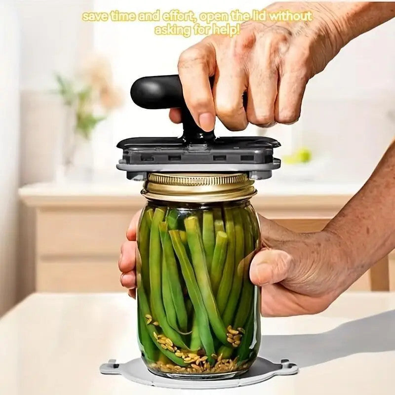 Adjustable Can Opener Jar Lid Bottle Remover 1 PCS Easy Open Twist Off Grip
