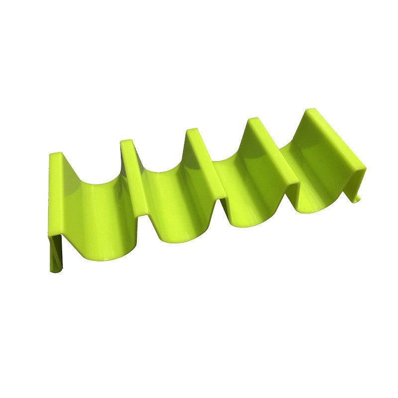1 Pcs Wave Taco Holder Stand – BPA-Free Plastic Rack Tray for Mexican Cooking