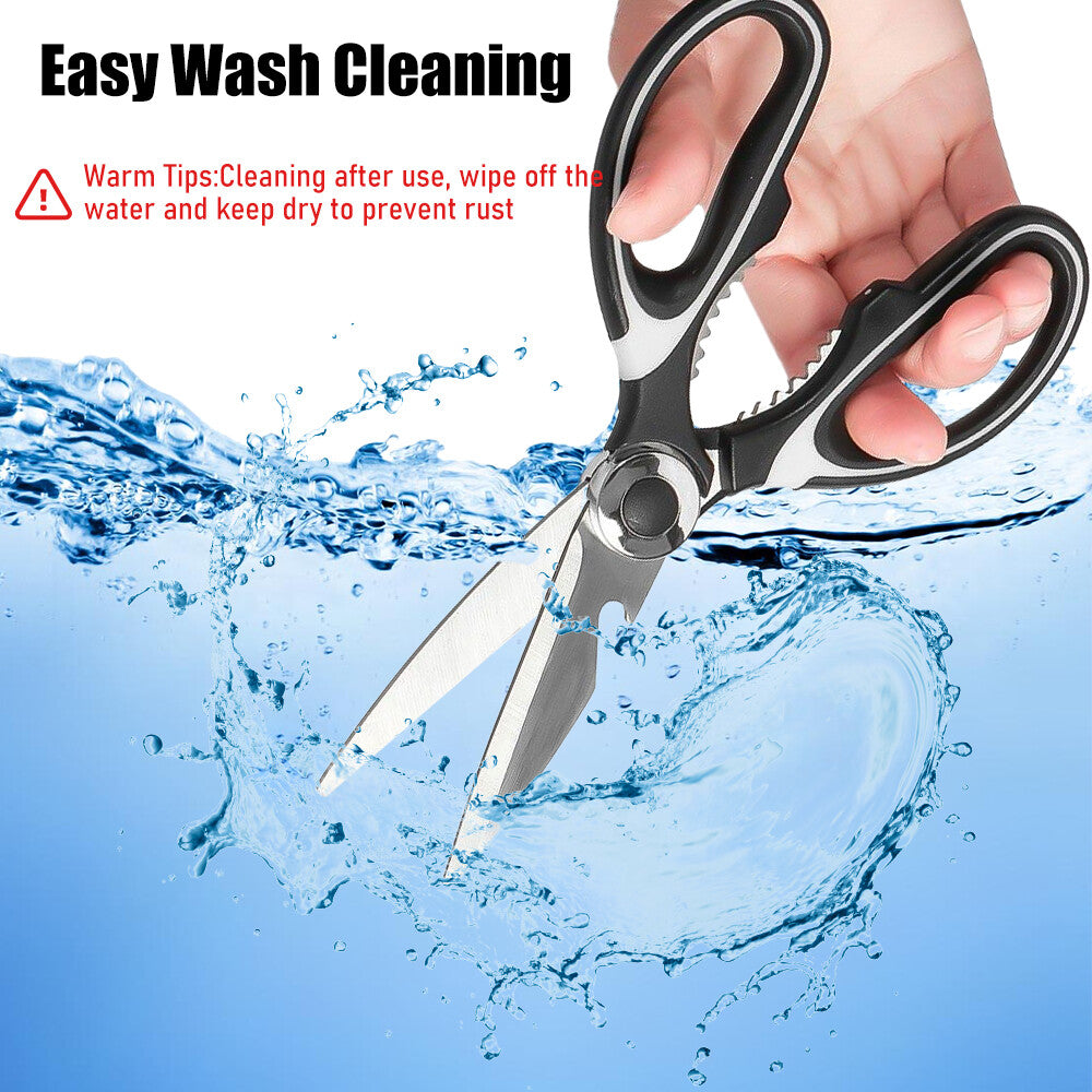 Kitchen Shears Scissors Heavy Duty Stainless Steel for Meat Fish Chicken Bones