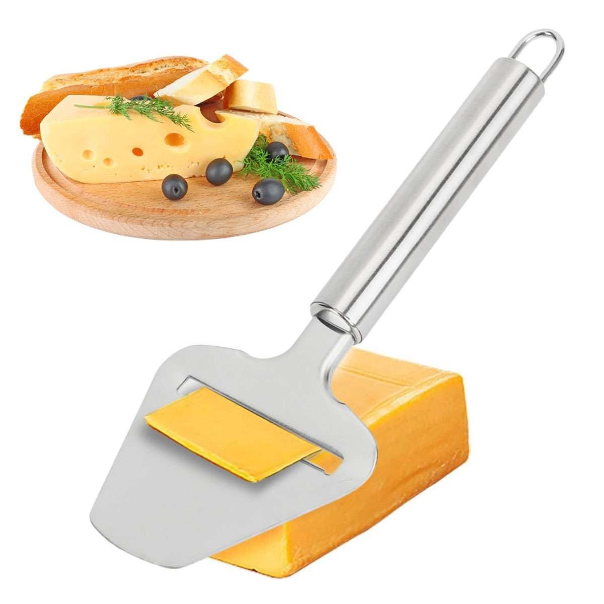 8.5" Cheese Slicer Stainless Steel Heavy Duty Plane Cheese Knife Cheese Cutter