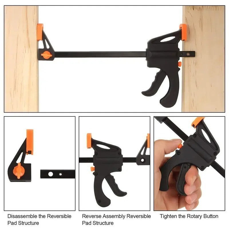 Heavy Duty Quick Release F Clamps Woodworking Clamp Carpenter Clip DIY Tools