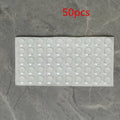 50/100Pcs Clear Self Adhesive Rubber Bumpers Cabinet Door Sound Dampening Bumper