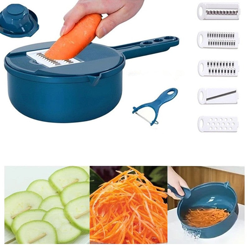 12 in 1 Safe Vegetable Chopper Multifunctional Mandoline Slicer Food Chopper