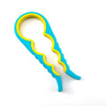 4 In 1 Jar Opener Rubber Quick Lid Bottle Cap Grip Twister Remover Kitchen Tool