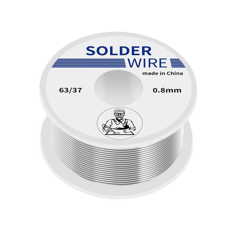 63-37 Tin Lead Rosin Core Solder Wire 0.8-1.2mm for Electrical Soldering Sn60