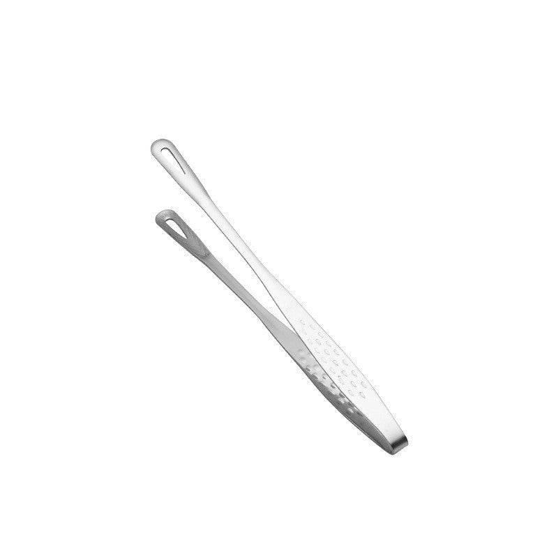 1 PCS BBQ Cooking Tongs Stainless Steel Heavy Duty Kitchen Food Serving Tongs