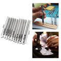 10pcs Hollow Hole Punch Set 0.5-5mm Heavy Duty Leather Craft Hand Tools