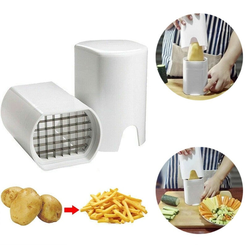 US French Fry Cutter One Step Potato Fries Vegetable Fruit Slicer Kitchen Tool