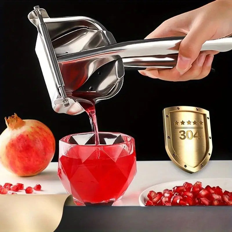 Manual Fruit Juice Press Stainless Steel Orange Lemon Squeezer Juicer Extractor