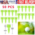 50PC Plastic Golf Tee Position-Limiting Golf Castle Tee 25mm Golf Accessories US
