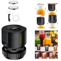 Mason Jar Electric Vacuum Sealer Kit for Wide & Regular Genie Jars &10 Lids