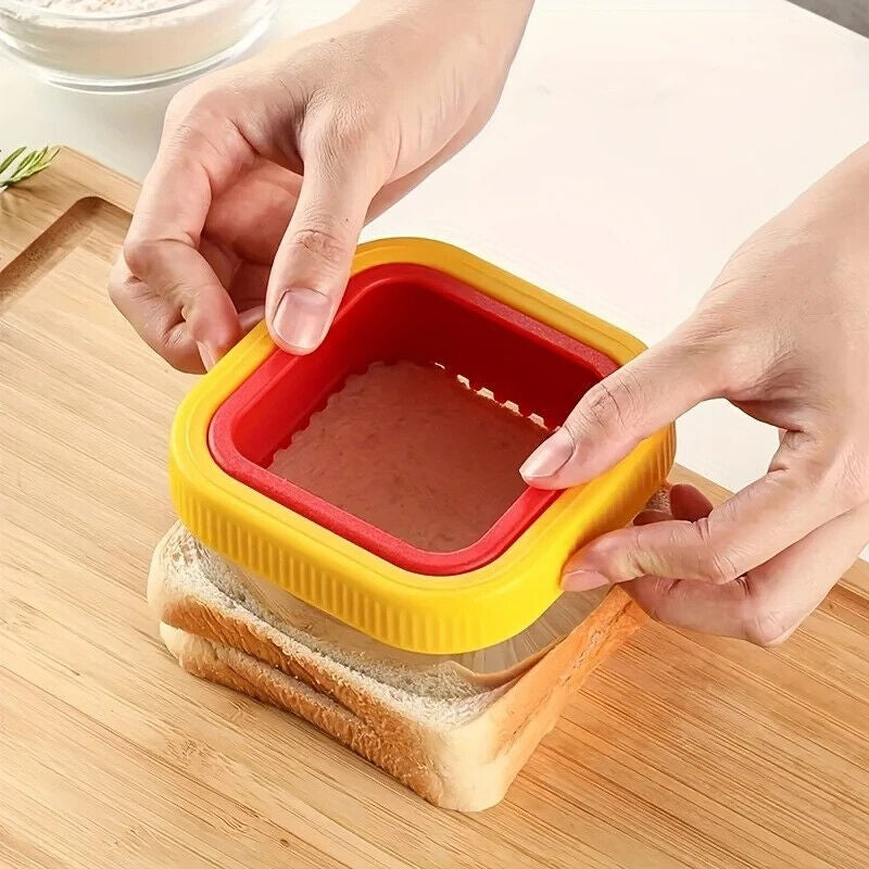 US Stainless Steel Sandwich Cutter Sealer Bread Cutter Sandwich Maker Mold