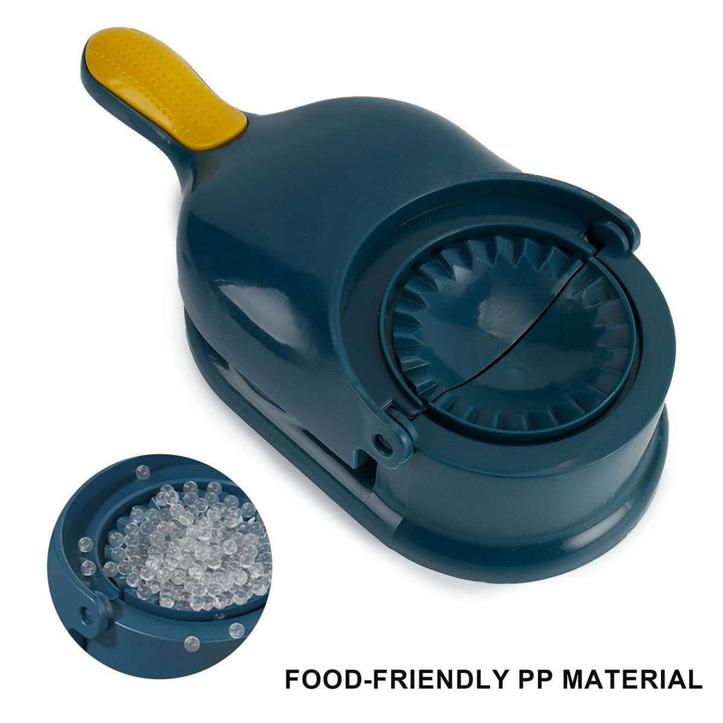1 Pcs 2 In 1 Dumpling Maker Hand Press Dough Skin Mold with Spoon DIY USA