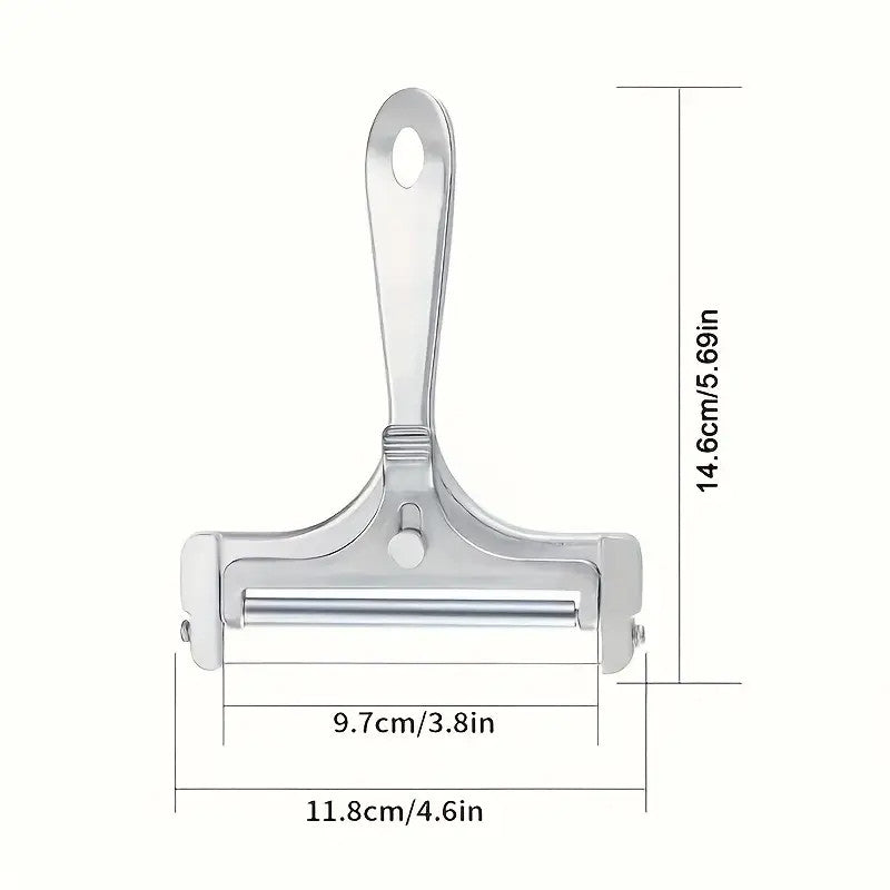 Wire Cheese Slicer Stainless Steel Adjustable Thickness Cheese Cutter Tool