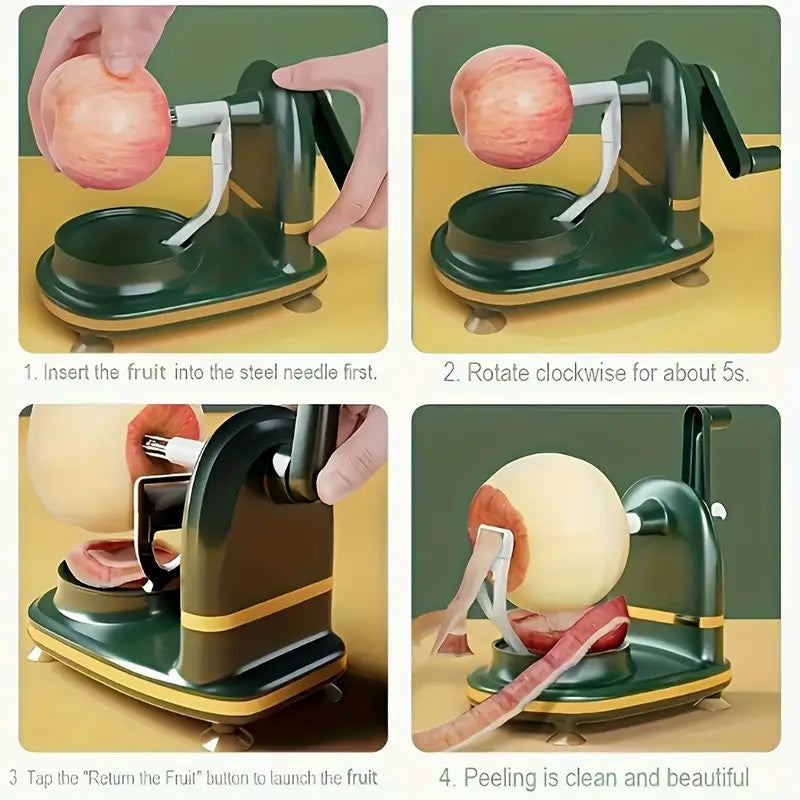 1PC Hand Cranked Apple Peeler Slicer Fruit Cutter Kit Processing Machine Tool